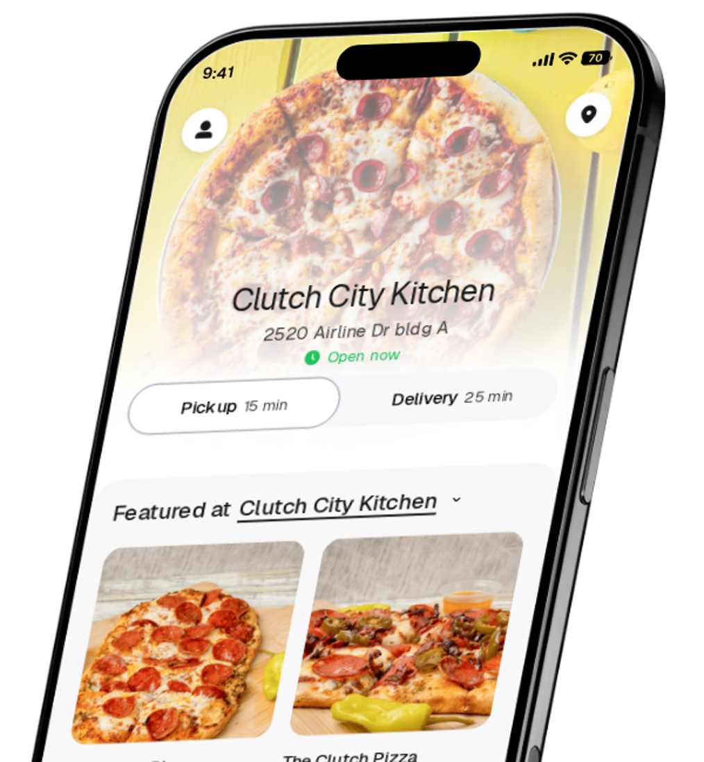 Clutch City Kitchen app preview