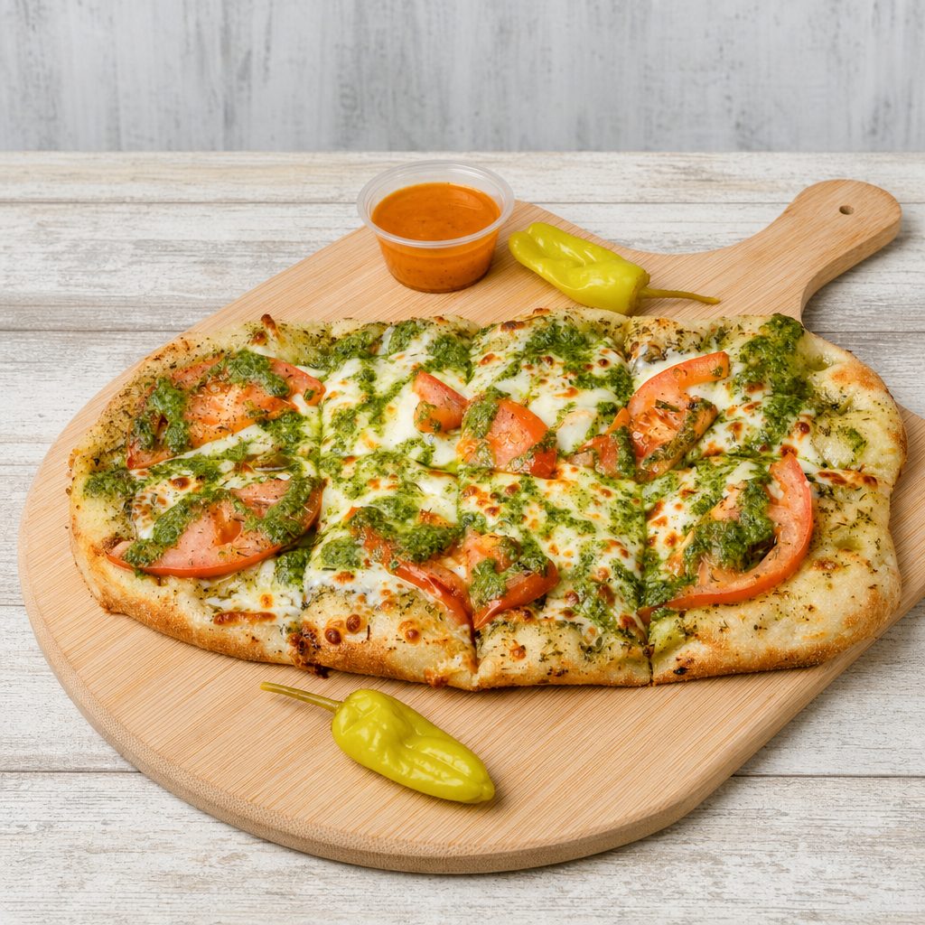 Pesto Pizza.