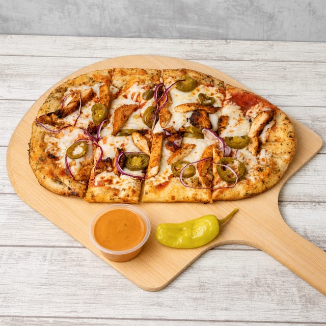 Buffalo Chicken Pizza.